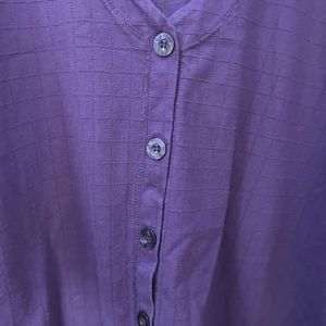 Women’s purple top